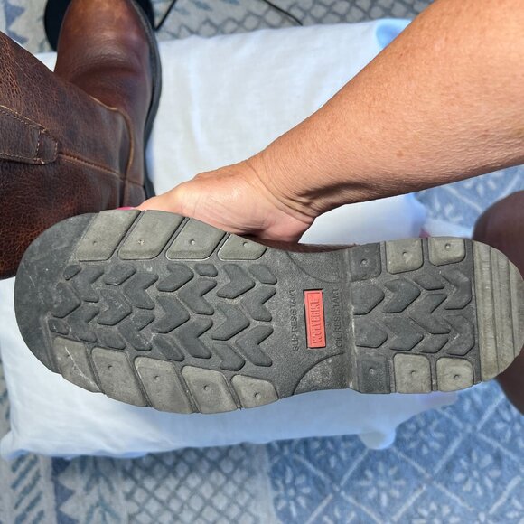 Wolverine Mens Steel Toe Boots Size 10 Leather Upper - Picture 9 of 10